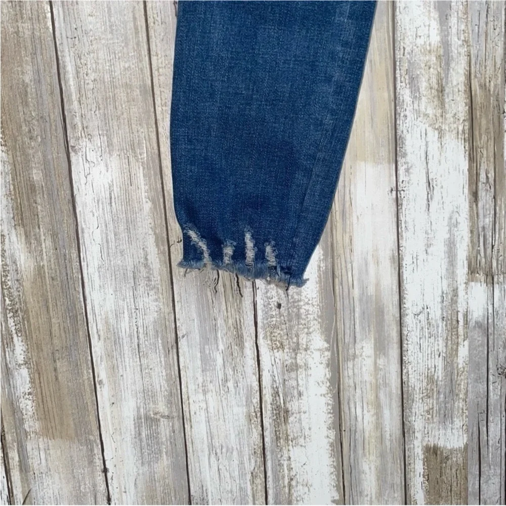 Abercrombie & Fitch Simone High Rise Ankle Jeans with side stripe - Picture 3 of 8